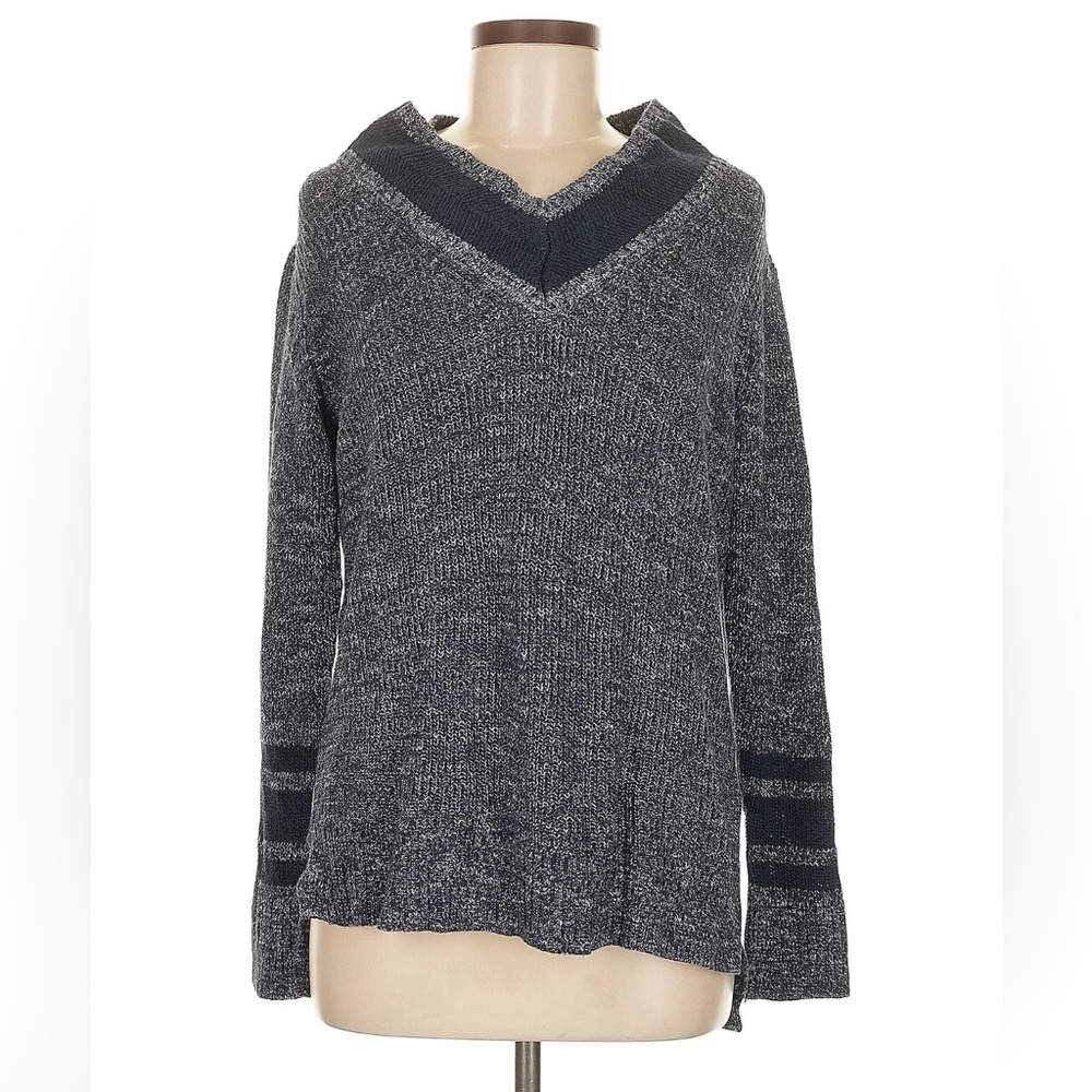 Cozy Knit Sweater with V-Neck